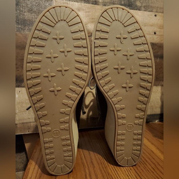 Women's Lorelle Wedge Olive Green Hiker Boots Shoes - Merona Size 11 - Picture 8 of 13